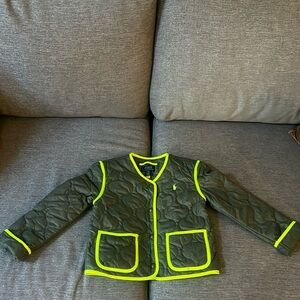 Neon-Trim Quilted Jacket size S (7)